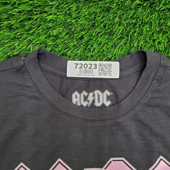 ACDC Shirt Womens Medium 19x24 Hells-Bells Two-Tone - Picture 9 of 11